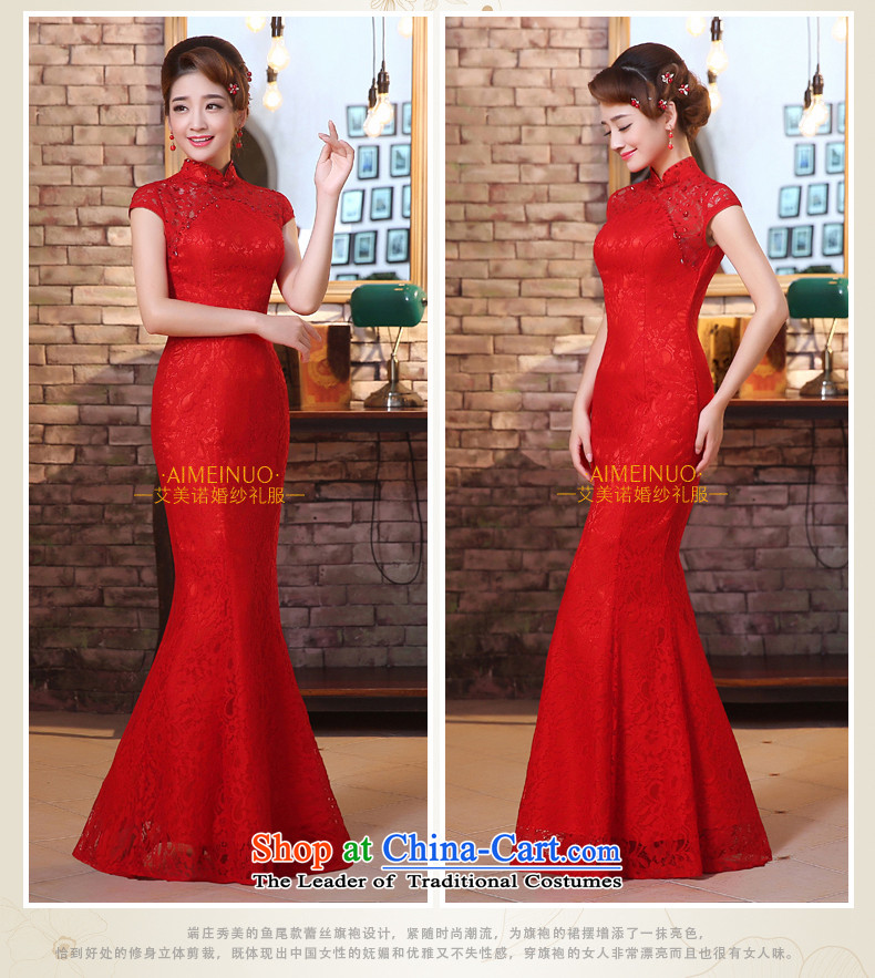 The HIV new marriage 2015 qipao bride bows services lace crowsfoot long antique Chinese Dress Q0031 improved Sau San RED M picture, prices, brand platters! The elections are supplied in the national character of distribution, so action, buy now enjoy more preferential! As soon as possible.