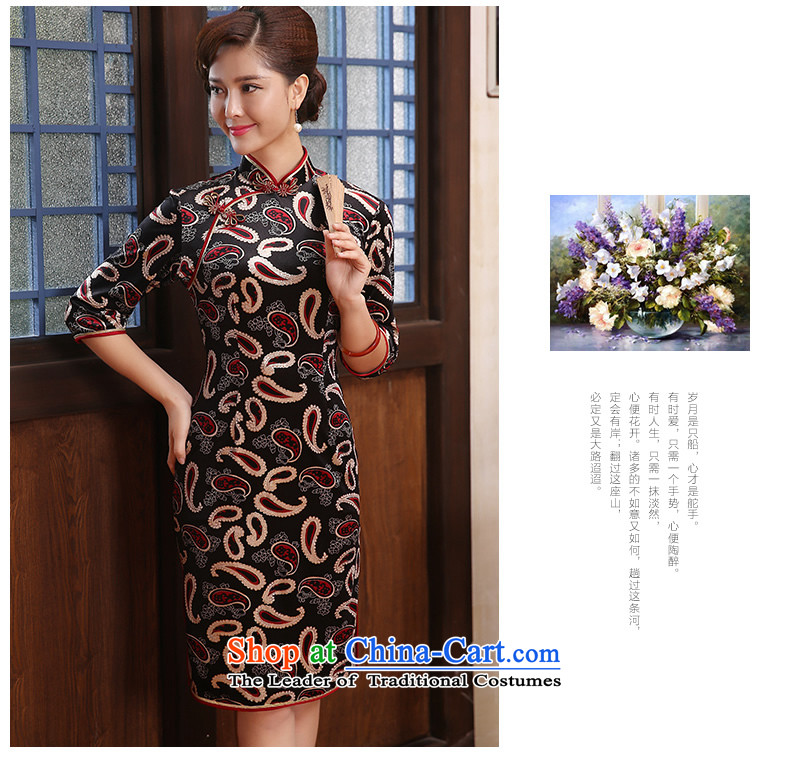 [Sau Kwun Tong] star Hyatt in spring 2015, Retro cuff scouring pads qipao New Sau San temperament dress suit XXL pictures, QZ4814 price, brand platters! The elections are supplied in the national character of distribution, so action, buy now enjoy more preferential! As soon as possible.