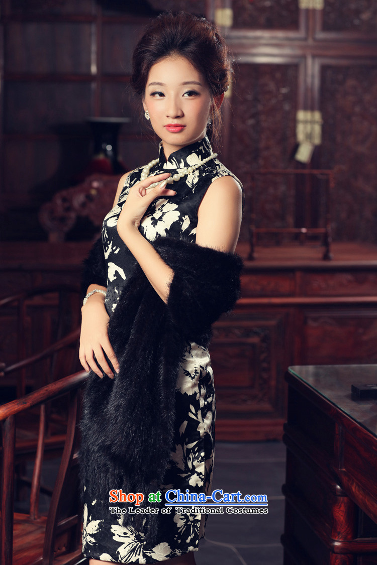 Love of birds night drunken Fong Yim Spring 2015 new stylish Retro classic short sleeveless Silk Cheongsam QD538 figure XXL picture, prices, brand platters! The elections are supplied in the national character of distribution, so action, buy now enjoy more preferential! As soon as possible.