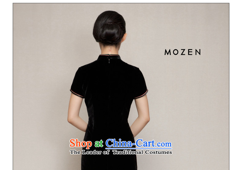 The spring of 2015 really : The new improved cheongsam dress embroidered stylish and elegant qipao gown 22245 01 black Xxl(a) picture, prices, brand platters! The elections are supplied in the national character of distribution, so action, buy now enjoy more preferential! As soon as possible.