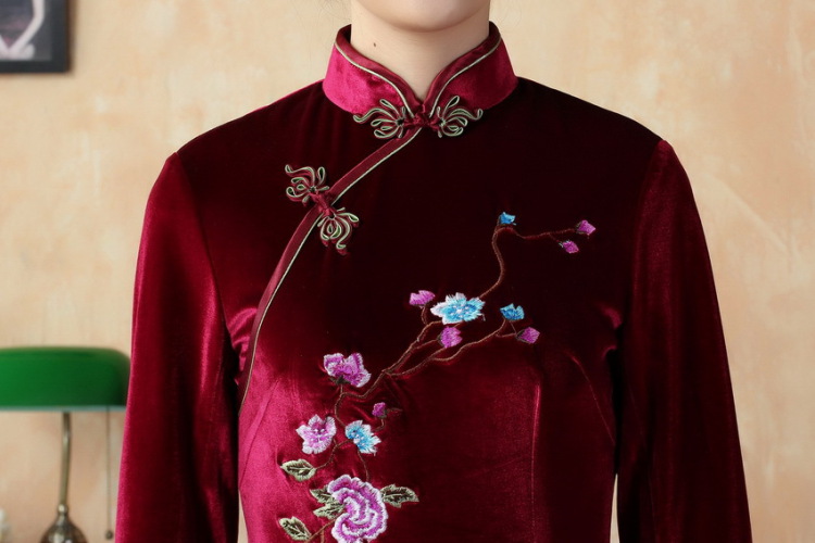 In the new kit, replacing the elegant hand disk fall arrest collar Stretch Wool embroidery qipao Kim Tang dynasty dresses TD0010 black M picture, prices, brand platters! The elections are supplied in the national character of distribution, so action, buy now enjoy more preferential! As soon as possible.