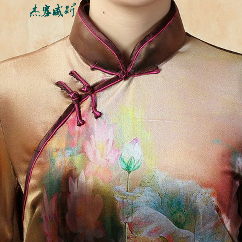 In the new kit, replacing the elastic Kim Choo-cashmere collar snap up manually poster classic elegant qipao Tang dynasty dresses TD0009 figure of Jericho, XL, , , , shopping on the Internet