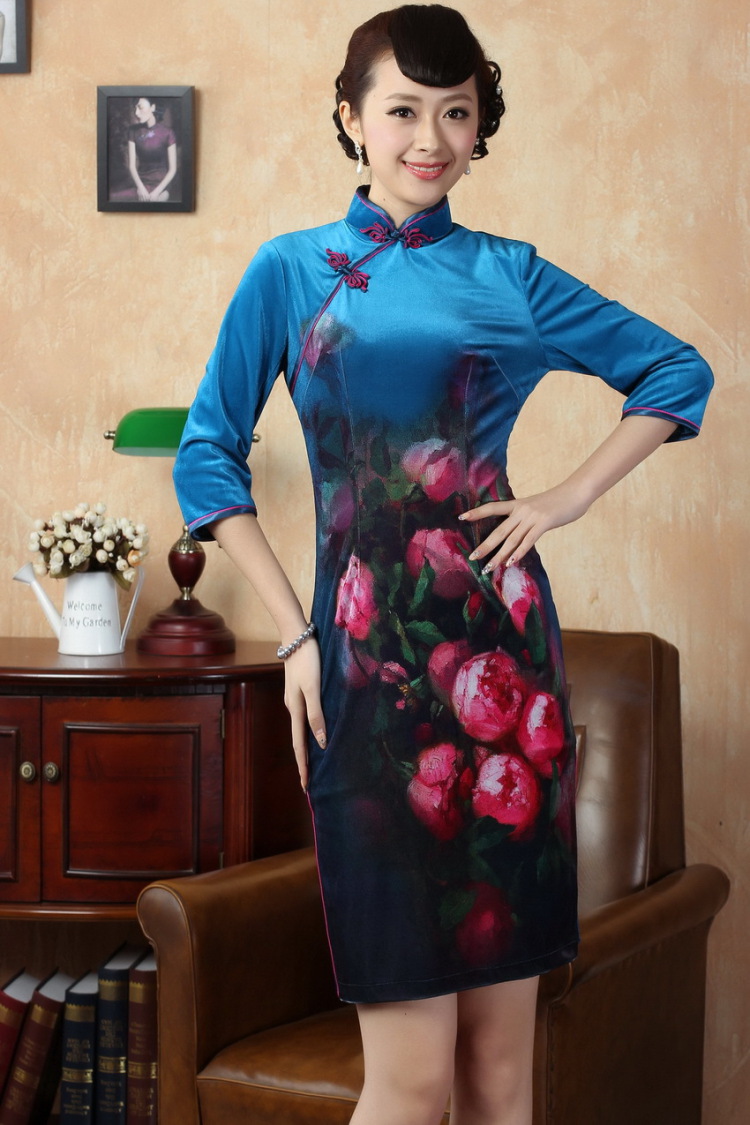 In the new Jie) Hand-held autumn collar Stretch Wool poster elegant gold classic Tang dynasty cheongsam dress TD0004 Doha Tsing XL Photo, prices, brand platters! The elections are supplied in the national character of distribution, so action, buy now enjoy more preferential! As soon as possible.