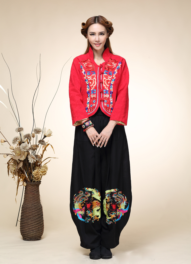 Shadows of the treasure of the 2014 autumn and winter New China wind of ethnic Chinese women Tang dynasty improved Han-jacket RED M picture, prices, brand platters! The elections are supplied in the national character of distribution, so action, buy now enjoy more preferential! As soon as possible.