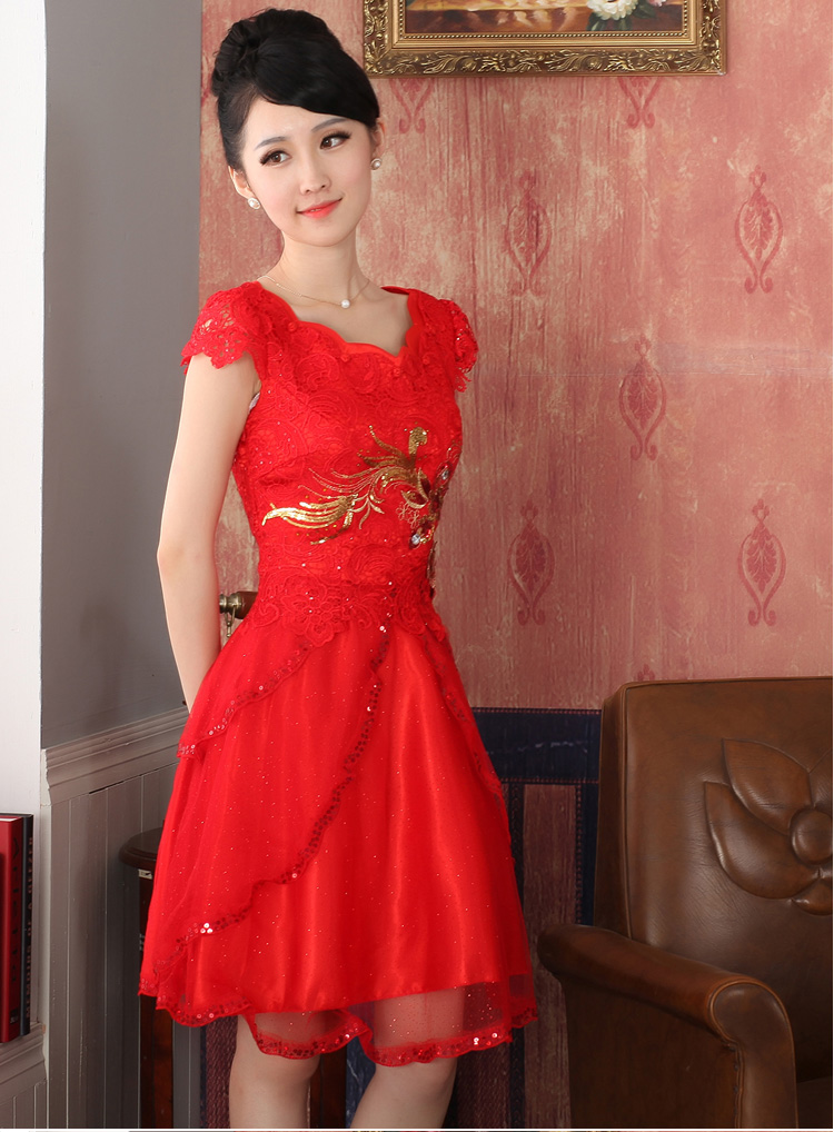 Counters genuine 2014 Autumn New) red lace cheongsam wedding dress bride with a drink served Chinese antique dresses package 324701 Email Red M picture, prices, brand platters! The elections are supplied in the national character of distribution, so action, buy now enjoy more preferential! As soon as possible.