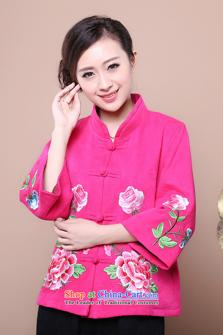 Ms. Tang dynasty season arrogance autumn 2014 in New replacing older mother Sau San Tong Chinese Jacket coat Women's clothes in red XL Photo, prices, brand platters! The elections are supplied in the national character of distribution, so action, buy now enjoy more preferential! As soon as possible.