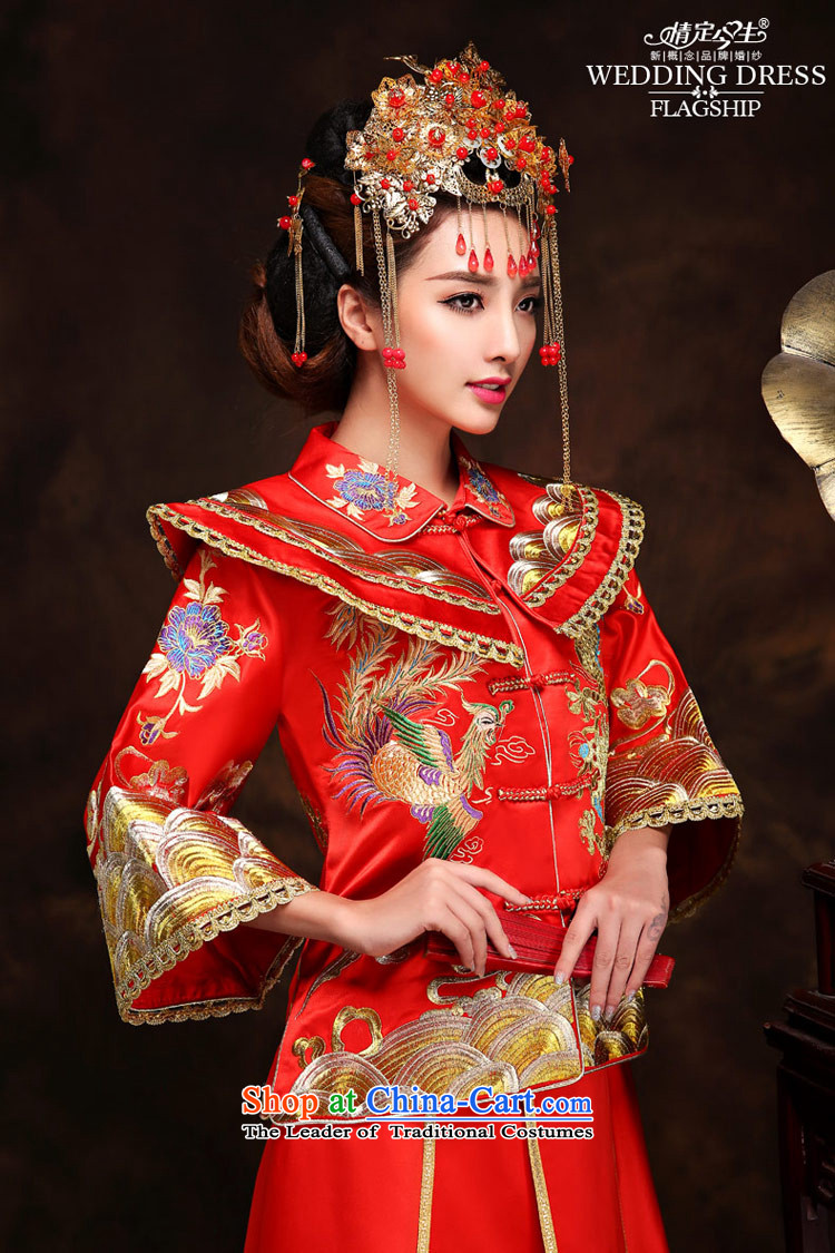 Maximum number of this life-handicraft embroidery Wo Service(Chinese Traditional dress wedding dress bows wedding gown services retro qipao Bong-sam Hui + XXL 2 feet waistline clothing 3 pictures, prices, brand platters! The elections are supplied in the national character of distribution, so action, buy now enjoy more preferential! As soon as possible.