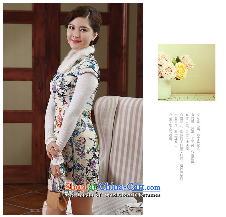 [Sau Kwun Tong] color bottle of winter clothing clip cotton Chinese qipao stamp improved retro ethnic dresses QD4913 SUIT S picture, prices, brand platters! The elections are supplied in the national character of distribution, so action, buy now enjoy more preferential! As soon as possible.