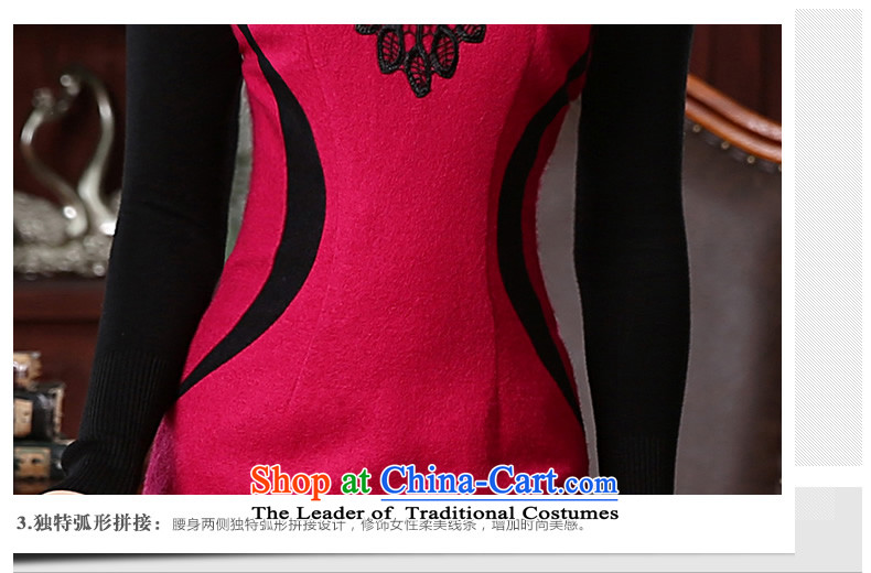 [Sau Kwun Tong] of the 2015 autumn and winter of new gross qipao improved fashion? 