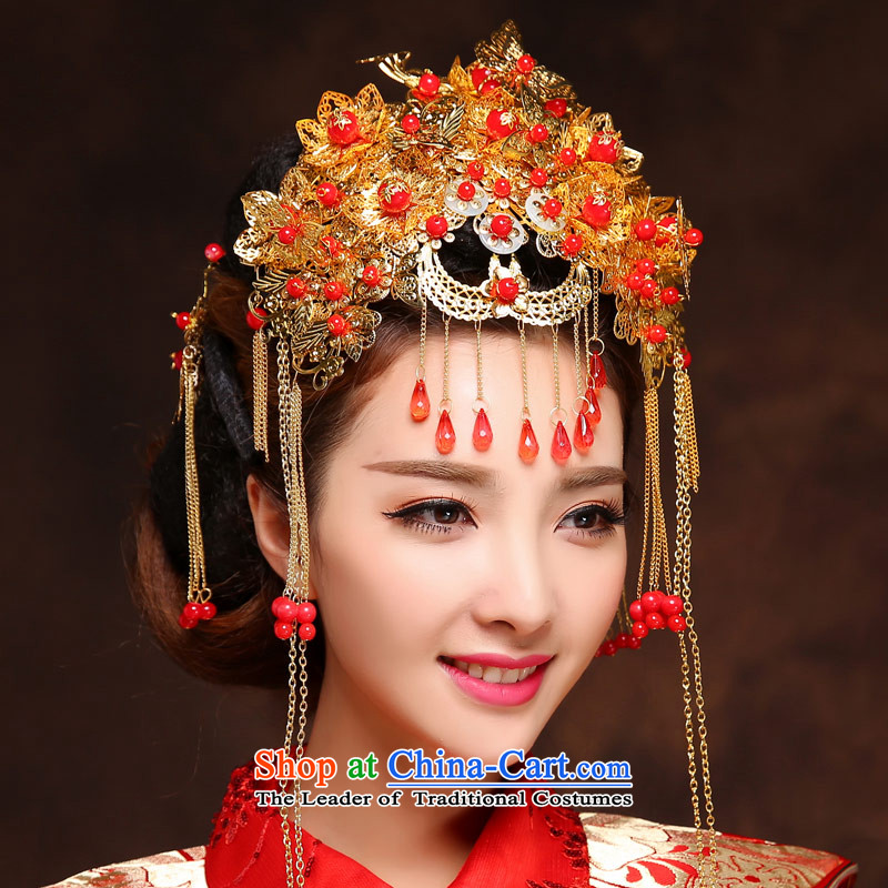 Love of the present CHINESE CHEONGSAM pregnant women serving wedding dresses bride bows female Red Mun Tang dynasty women, Sau Wo Fung Koon + SAU Service Wo Service 2 feet 2 XL waist love of the overcharged shopping on the Internet has been pressed.