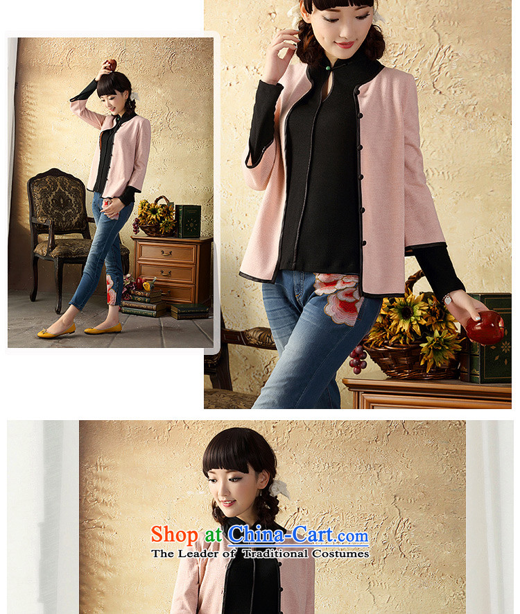 A Pinwheel Without Wind toner-Yuk Yat autumn 2015 new for women cardigan knitwear national wind in Sau San cuff knitted jackets pink M picture, prices, brand platters! The elections are supplied in the national character of distribution, so action, buy now enjoy more preferential! As soon as possible.