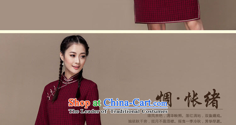 Seal of the new nation autumn 2015 qipao Stylish retro latticed daily short of qipao improved blue skirt S picture, prices, brand platters! The elections are supplied in the national character of distribution, so action, buy now enjoy more preferential! As soon as possible.