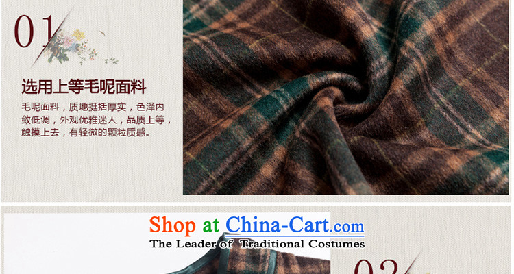 The seal of the autumn and winter 2015 new republic of korea wind qipao wool Classic Grid daily improvements? ball cheongsam dress photo color pictures, prices, XXL brand platters! The elections are supplied in the national character of distribution, so action, buy now enjoy more preferential! As soon as possible.