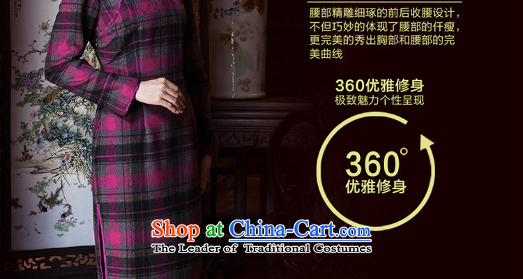 The Seal of autumn and winter 2015 new aristocratic qipao daily improved wool Ms. retro thick qipao? skirt purple lattices L picture, prices, brand platters! The elections are supplied in the national character of distribution, so action, buy now enjoy more preferential! As soon as possible.