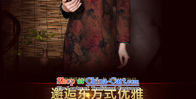 Seal of new autumn 2015 silk woven silk yarn cloud of incense in long qipao herbs extract improved cheongsam dress photo color banquet M picture, prices, brand platters! The elections are supplied in the national character of distribution, so action, buy now enjoy more preferential! As soon as possible.