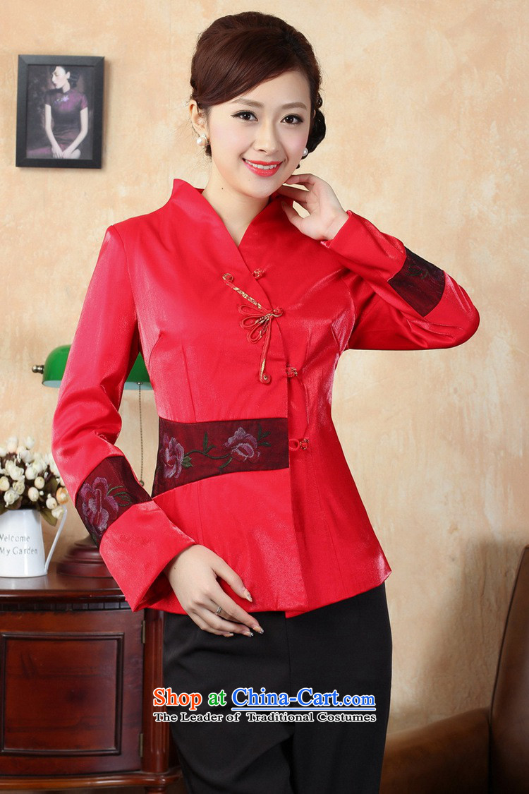 In accordance with the love of older women in the autumn and winter and stylish new product ramp up collar embroidery stitching mother replacing single row detained Tang Jacket Color L picture pictures Lgd/j0071#, prices, brand platters! The elections are supplied in the national character of distribution, so action, buy now enjoy more preferential! As soon as possible.