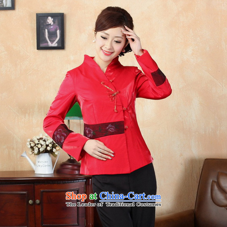In accordance with the love of older women in the autumn and winter and stylish new product ramp up collar embroidery stitching mother replacing single row detained Tang Jacket Color L picture pictures Lgd/j0071#, prices, brand platters! The elections are supplied in the national character of distribution, so action, buy now enjoy more preferential! As soon as possible.