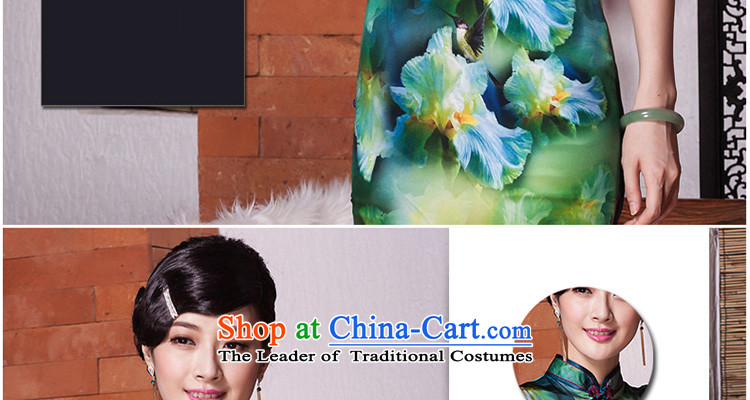 Seal of new autumn 2015 Silk Cheongsam Annual Meeting of Ms. banquet style qipao Sau San improved picture color L photo, prices, brand platters! The elections are supplied in the national character of distribution, so action, buy now enjoy more preferential! As soon as possible.