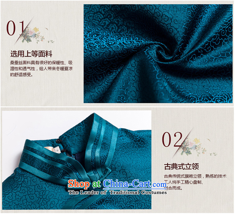 The Seal of Silk Cheongsam 2015 autumn day-to-dos Santos Silk Cheongsam retro skirt elegant banquet dress pictures of the Republic of Korea color pictures, prices, L brand platters! The elections are supplied in the national character of distribution, so action, buy now enjoy more preferential! As soon as possible.