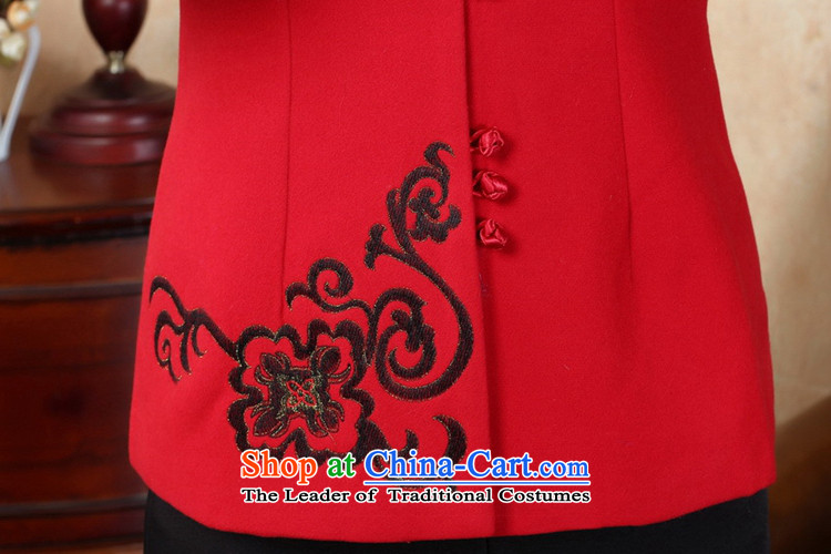 Can Green, older women's autumn and winter trendy new products collar stitching embroidered with tang jackets mother red L picture, prices, brand platters! The elections are supplied in the national character of distribution, so action, buy now enjoy more preferential! As soon as possible.