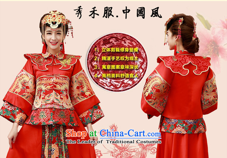 The new 2015 autumn and winter load Soo kimono bride wedding dress qipao bows to Sau Wo service use red dragon S picture, prices, brand platters! The elections are supplied in the national character of distribution, so action, buy now enjoy more preferential! As soon as possible.
