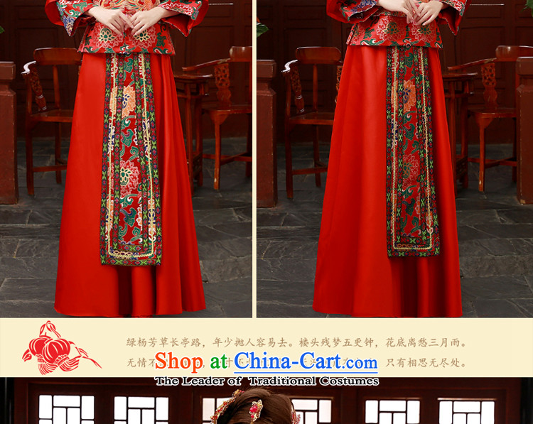 The new 2015 autumn and winter load Soo kimono bride wedding dress qipao bows to Sau Wo service use red dragon S picture, prices, brand platters! The elections are supplied in the national character of distribution, so action, buy now enjoy more preferential! As soon as possible.