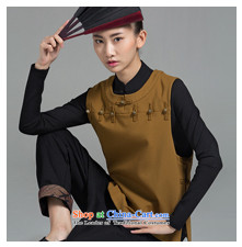 【 mustard original health of the liquor/New Chinese collar disc detained Tang jackets on the autumn and winter female new turmeric yellow XL Photo, prices, brand platters! The elections are supplied in the national character of distribution, so action, buy now enjoy more preferential! As soon as possible.