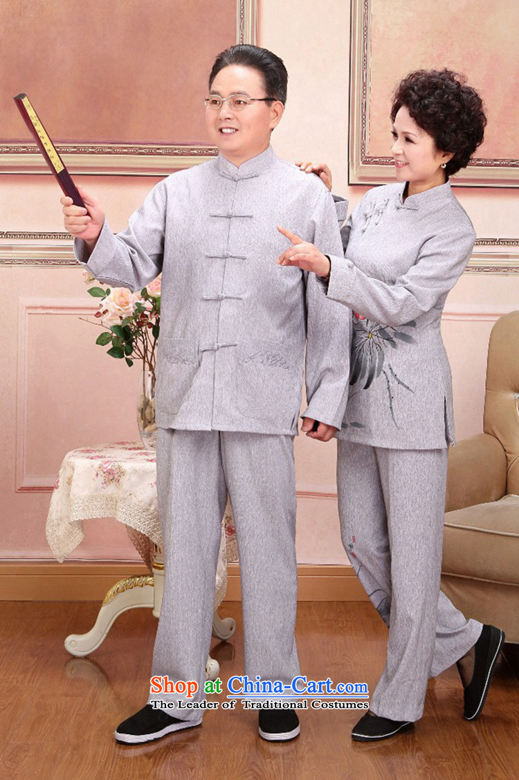 2015 Autumn and winter grade pure cotton linen in older couples Han-ethnic manually refreshing the atmosphere with his father the craftsmanship of mother boxed kit cyan women 3XL picture, prices, brand platters! The elections are supplied in the national character of distribution, so action, buy now enjoy more preferential! As soon as possible.