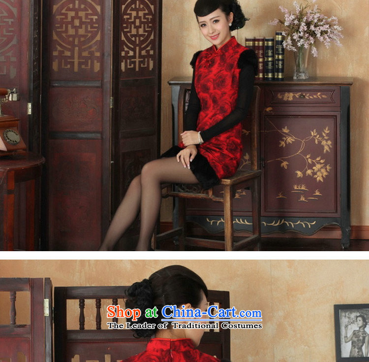 Floral winter clothing new cheongsam dress Tang dynasty qipao gown collar need improved gross winter so CHINESE CHEONGSAM figure M picture, prices, brand platters! The elections are supplied in the national character of distribution, so action, buy now enjoy more preferential! As soon as possible.