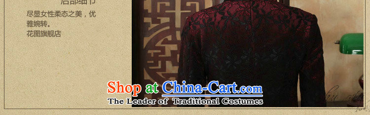 It New Tang dynasty cheongsam dress collar Chinese improved lace Kim scouring pads qipao skirt seven Sau San cuff qipao 21 2XL Photo, prices, brand platters! The elections are supplied in the national character of distribution, so action, buy now enjoy more preferential! As soon as possible.