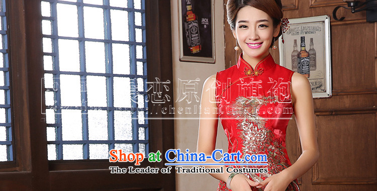 Special offers the new 2014 E-mail package short of marriage retro winter is long qipao two kits bridal dresses bows services red red L picture, prices, brand platters! The elections are supplied in the national character of distribution, so action, buy now enjoy more preferential! As soon as possible.