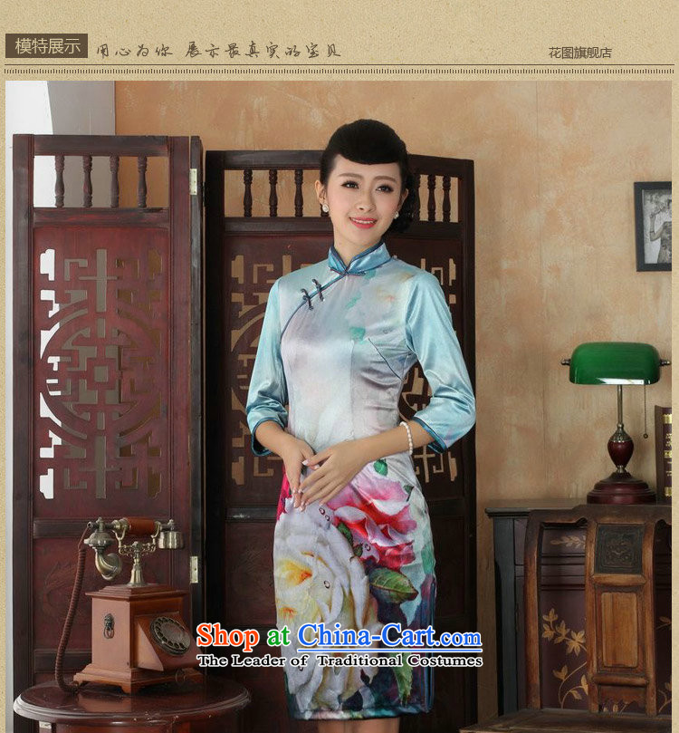It fall inside the new Tang Women's clothes qipao ethnic collar Stretch Wool cheongsam dress Kim Sau San 7 Cuff figure S picture, prices, brand platters! The elections are supplied in the national character of distribution, so action, buy now enjoy more preferential! As soon as possible.