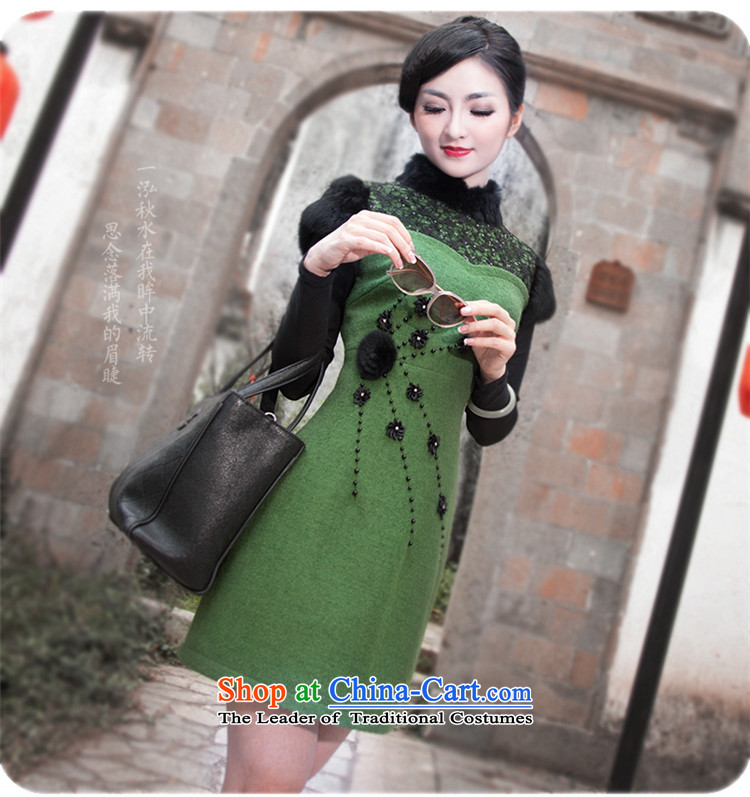 After a short period of improvement of nostalgia for the wind autumn and winter female stylish qipao Sau San daily gross for 4,902 4,902 skirt qipao dark green M picture, prices, brand platters! The elections are supplied in the national character of distribution, so action, buy now enjoy more preferential! As soon as possible.