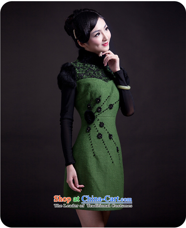 After a short period of improvement of nostalgia for the wind autumn and winter female stylish qipao Sau San daily gross for 4,902 4,902 skirt qipao dark green M picture, prices, brand platters! The elections are supplied in the national character of distribution, so action, buy now enjoy more preferential! As soon as possible.