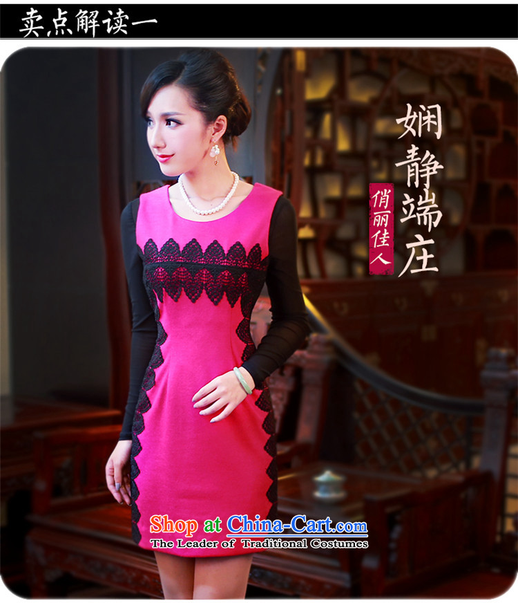 After a new 2014 risk autumn and winter original Chinese qipao improved commermorates qipao and skirt with day-to-day 4803 4803 Red S picture, prices, brand platters! The elections are supplied in the national character of distribution, so action, buy now enjoy more preferential! As soon as possible.