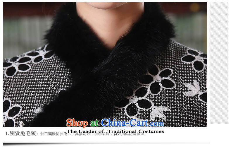 [Sau Kwun Tong] Winter Love Winter Female new rabbit hair clip cotton qipao 2014 improved retro look Sau San dresses QD4903 GRAY S picture, prices, brand platters! The elections are supplied in the national character of distribution, so action, buy now enjoy more preferential! As soon as possible.