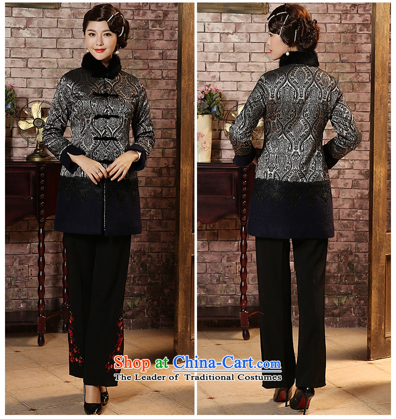 [Sau Kwun Tong] find love gross cotton jacket lapel 2015 winter clothing new Ms. Tang dynasty cotton waffle TC4929 GRAY M picture, prices, brand platters! The elections are supplied in the national character of distribution, so action, buy now enjoy more preferential! As soon as possible.