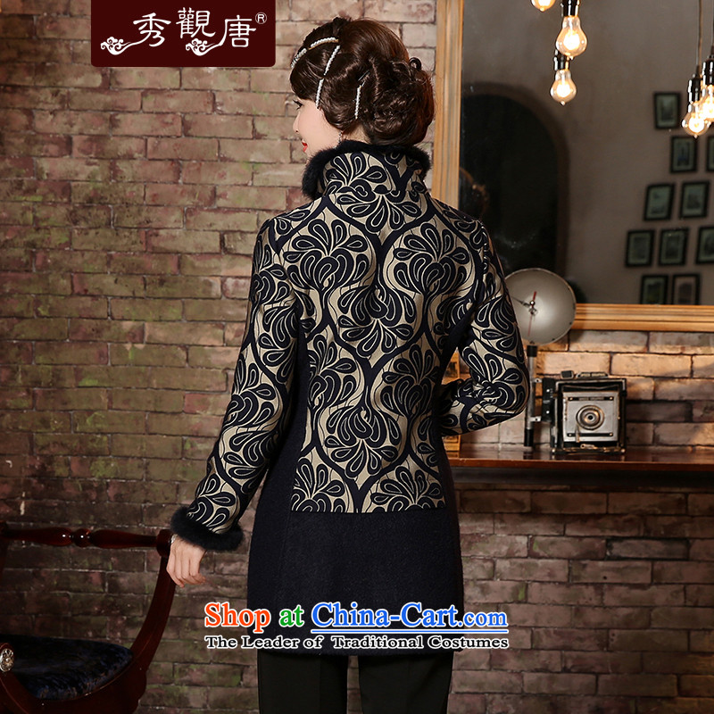[Sau Kwun tong yi] maple long-sleeved jacket for the 2015 Winter Olympics gross new of Chinese President Tang dynasty ãþòâ TC4928 XXL, Gray-soo Kwun Tong shopping on the Internet has been pressed.