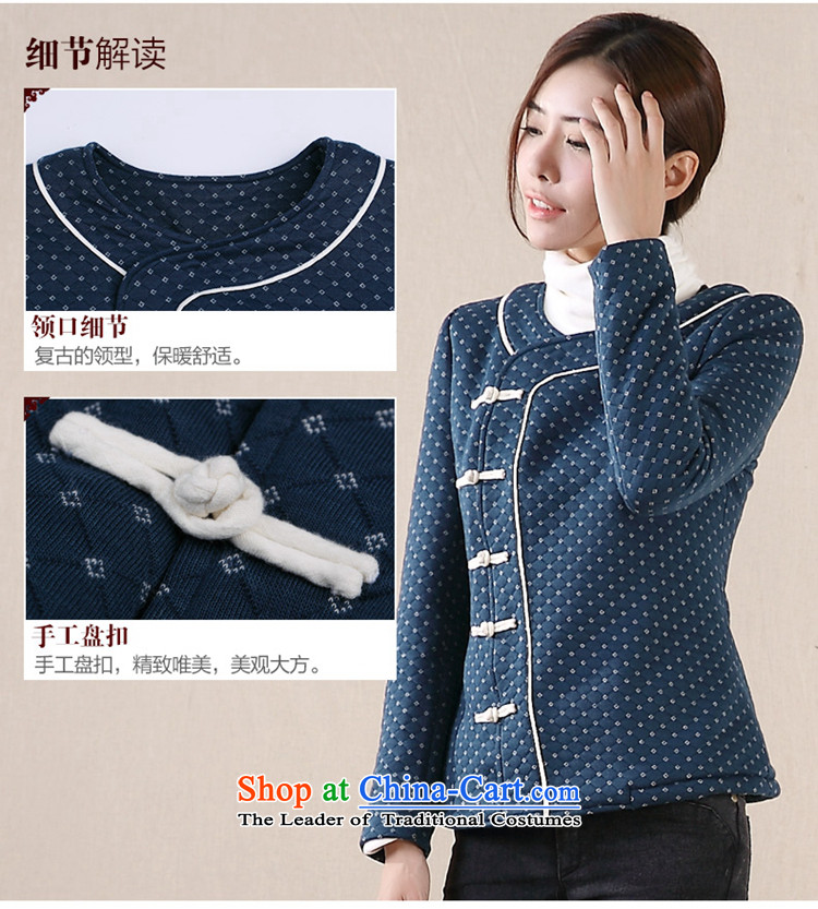 No. of Ramadan 2014 Winter Tang new national wind load lint-free cotton waffle service Tang jackets female blue L picture, prices, brand platters! The elections are supplied in the national character of distribution, so action, buy now enjoy more preferential! As soon as possible.