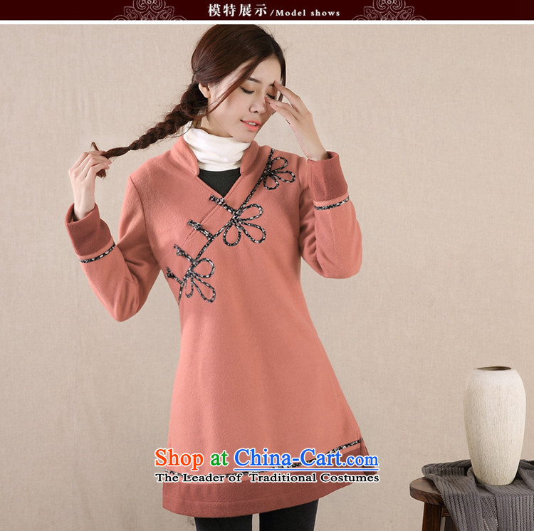 No. of Ramadan 2014 Winter Tang new national wind long-sleeved loose improved Tang Dynasty Han-pink XL Photo, prices, brand platters! The elections are supplied in the national character of distribution, so action, buy now enjoy more preferential! As soon as possible.