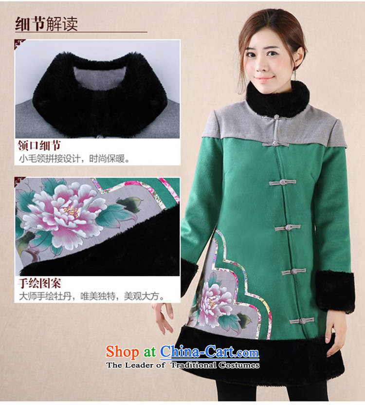No. of Ramadan 2014 Winter Tang new ethnic hand-painted improved retro Tang jackets female green S picture, prices, brand platters! The elections are supplied in the national character of distribution, so action, buy now enjoy more preferential! As soon as possible.