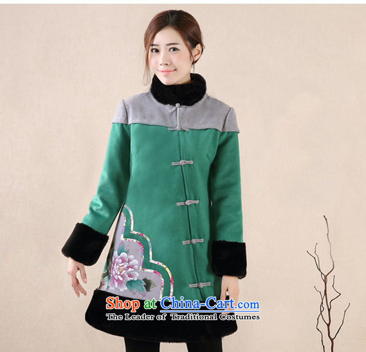 No. of Ramadan 2014 Winter Tang new ethnic hand-painted improved retro Tang jackets female green S picture, prices, brand platters! The elections are supplied in the national character of distribution, so action, buy now enjoy more preferential! As soon as possible.