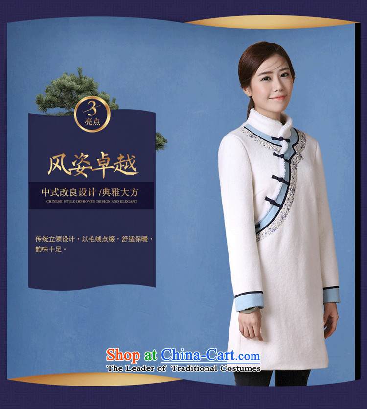 No. of Ramadan 2014 Winter Tang new national wind long-sleeved T-shirt jacket Stylish retro qipao White M picture, prices, brand platters! The elections are supplied in the national character of distribution, so action, buy now enjoy more preferential! As soon as possible.