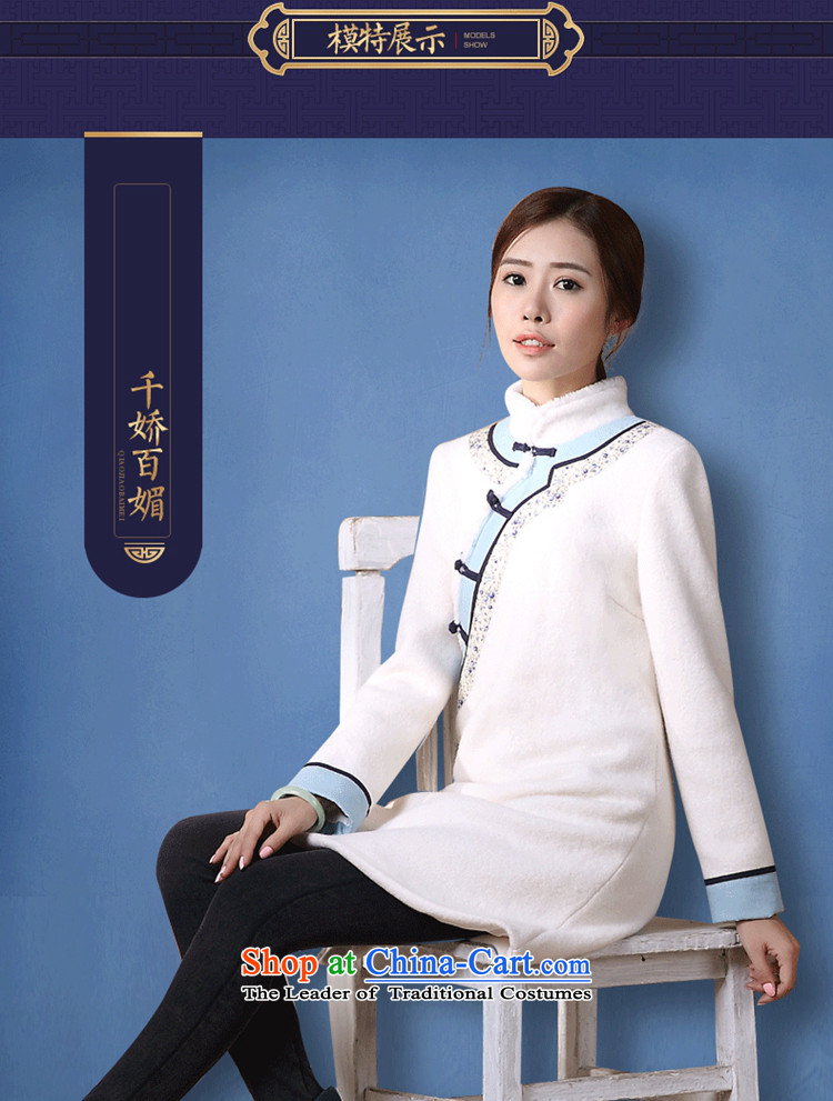 No. of Ramadan 2014 Winter Tang new national wind long-sleeved T-shirt jacket Stylish retro qipao White M picture, prices, brand platters! The elections are supplied in the national character of distribution, so action, buy now enjoy more preferential! As soon as possible.