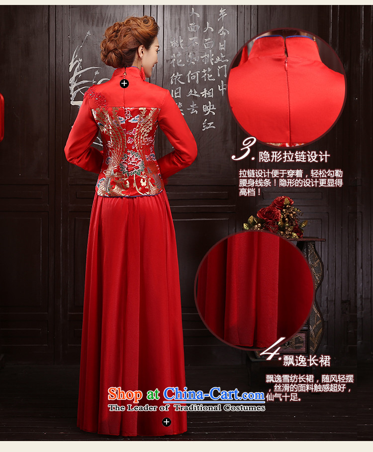 Ferrara 2015 New Red Foutune of long thick Maomao Folder panel qipao bows services L Suzhou shipment picture, prices, brand platters! The elections are supplied in the national character of distribution, so action, buy now enjoy more preferential! As soon as possible.