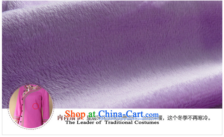 No. of Ramadan 2014 autumn and winter Tang load new national wind long-sleeved shirt qipao loose improved purple L picture, prices, brand platters! The elections are supplied in the national character of distribution, so action, buy now enjoy more preferential! As soon as possible.