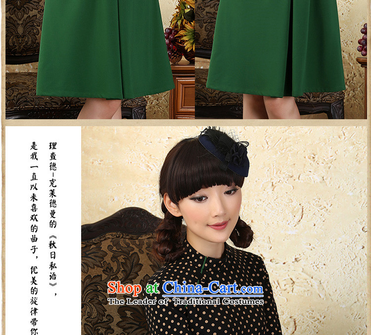 A Pinwheel Without Wind cycle if the escape dot stitching long-sleeved dresses spring and summer load new China wind national women's Mock-neck : L picture, prices, brand platters! The elections are supplied in the national character of distribution, so action, buy now enjoy more preferential! As soon as possible.