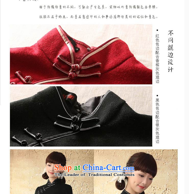 A Pinwheel Without Wind wind, wool Yat? cheongsam dress 2015 winter clothing stylish cheongsam dress improved RED M picture, prices, brand platters! The elections are supplied in the national character of distribution, so action, buy now enjoy more preferential! As soon as possible.