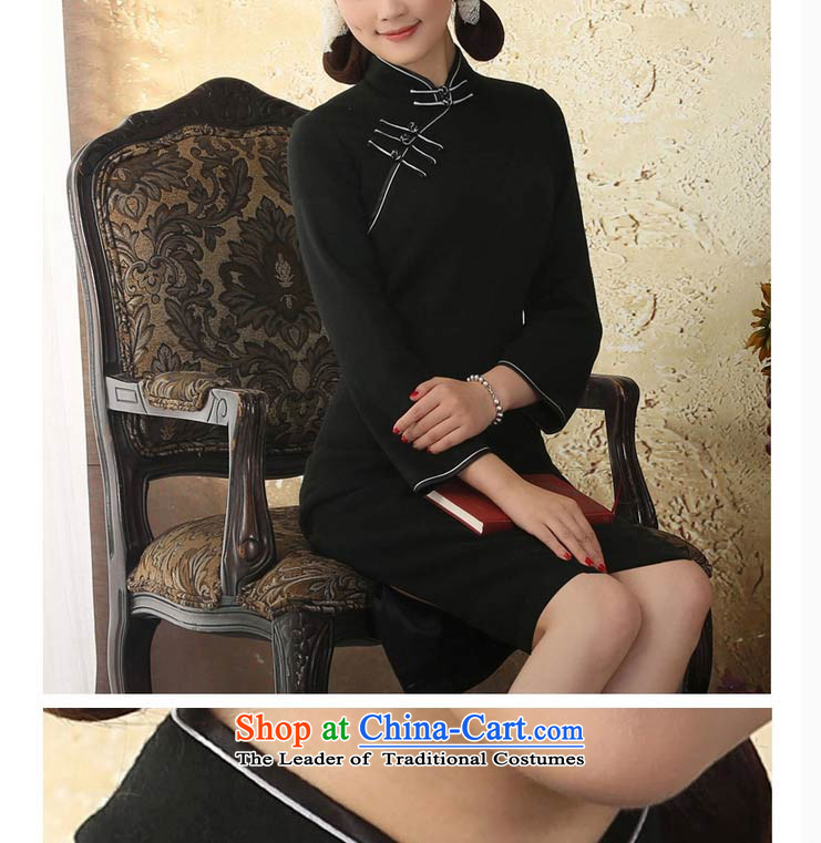 A Pinwheel Without Wind wind, wool Yat? cheongsam dress 2015 winter clothing stylish cheongsam dress improved RED M picture, prices, brand platters! The elections are supplied in the national character of distribution, so action, buy now enjoy more preferential! As soon as possible.