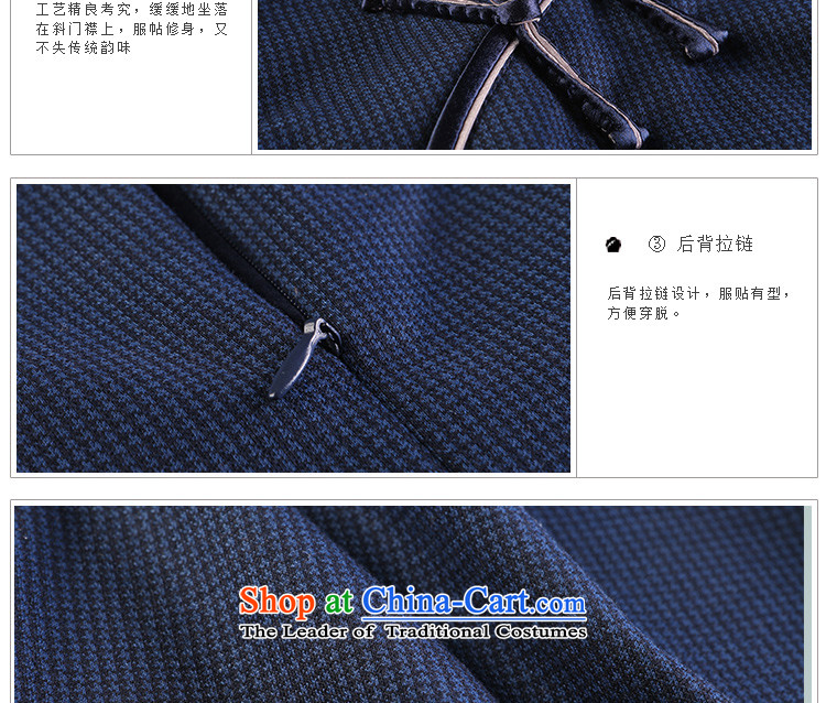 A Pinwheel Without Wind mute this retro Yat Chidori, cuff cheongsam dress cheongsam dress new fall improved Sau San Navy S picture, prices, brand platters! The elections are supplied in the national character of distribution, so action, buy now enjoy more preferential! As soon as possible.
